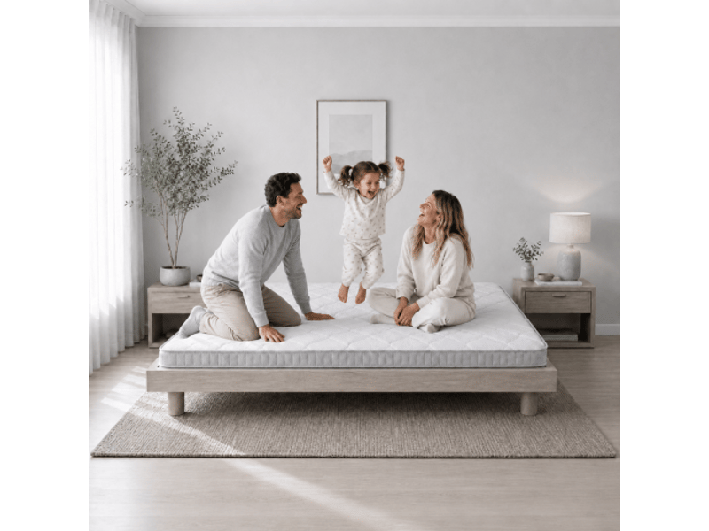  Matelas à ressorts ensachés 90 x 200 x 10 cm h3 - 7 zones, pour canapé-lit et lit pliant, certifié oeko-tex  - Conforama B
