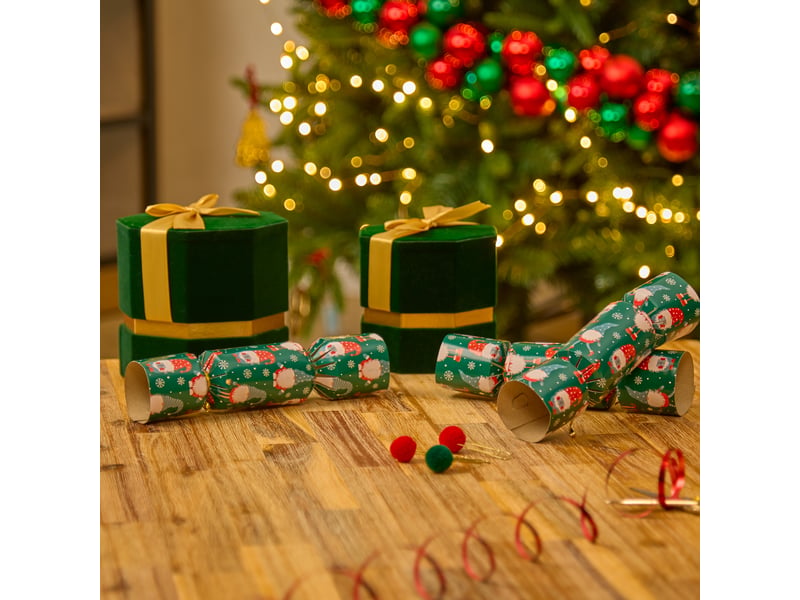  Lot de 6 crackers de noël traditionnels  - Conforama B