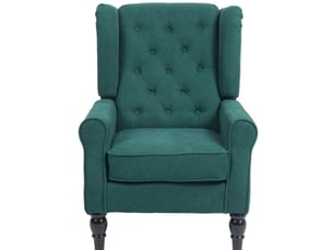 Fauteuil fixe   Polyester vert vendu A l'unité
