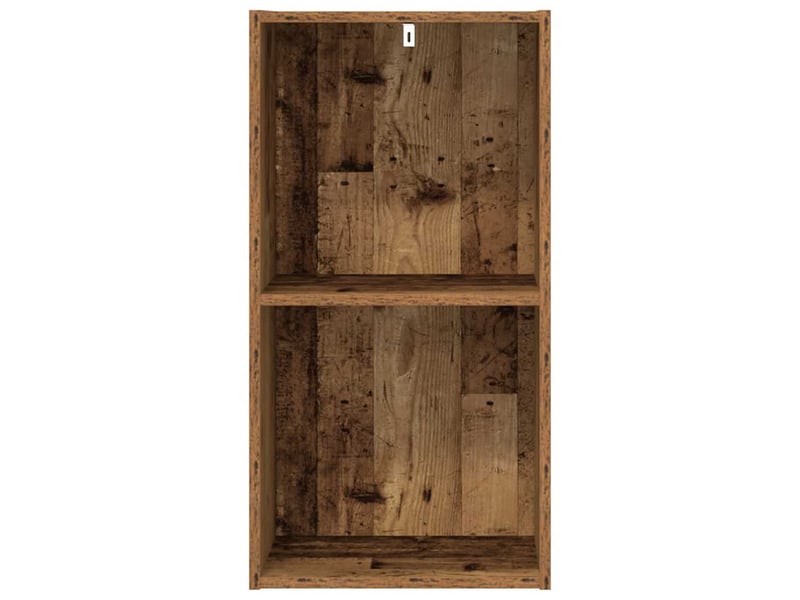  Bibliothèque, meuble de rangement salon vieux bois 40x30x77 cm bois d'ingénierie  - Conforama D