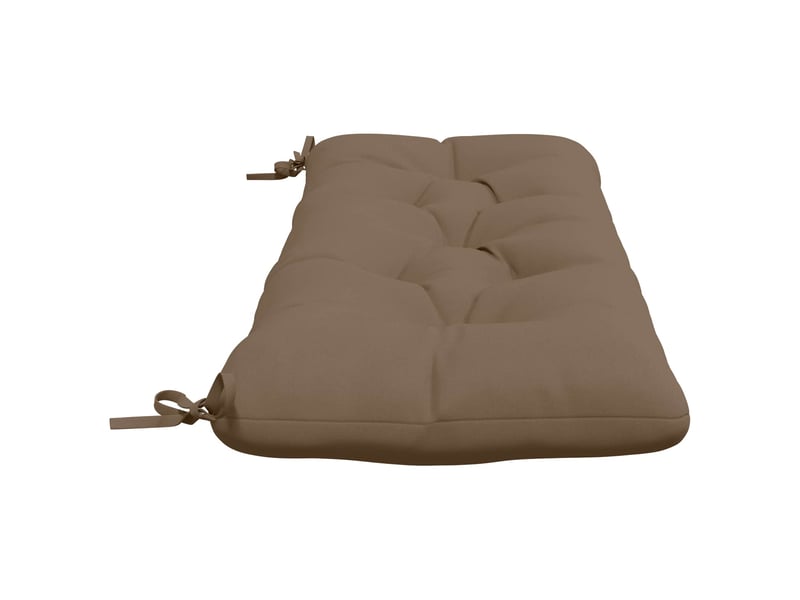  Coussin de banc, coussin d'assise, coussin de canapé vianen 100 % polyester taupe 100 x 40 x 12 cm cf53992  - Conforama D