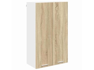 Meuble de rangement cuisine, armoire suspendue chêne sonoma 60x31x100cm shl4950