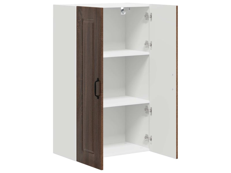 Meuble mural de cuisine | armoire de cuisine chêne brun 60x31x100cm shl7028 - Conforama E
