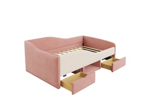 Lit avec rangement 90x190 cm REDOM   coloris coloris assortis