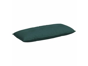 Coussin de dos, coussin de dossier vert foncé 120 x 19 x 50 cm tissu cf55073