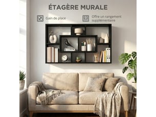 Etagère coloris noir <strong></strong> <strong></strong>