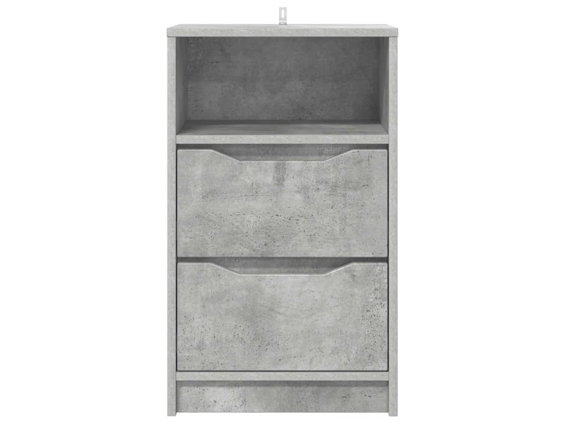  Tables de chevet - cabinet de chevet - table de nuit 2 pièces gris béton 40 x 30 x 467 cm  - Conforama E