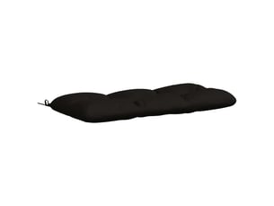 Coussin de banc, coussin d'assise, coussin de canapé vianen 100 % polyester noir 110 x 50 x 12 cm cf53981