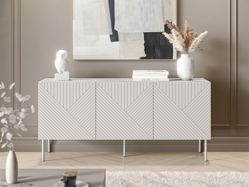  Buffet doctrina iii, le nombre de portes: 3, stratifié, 70x150x42cm  - Conforama C