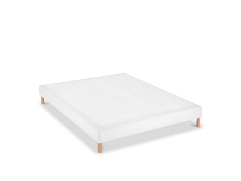  Sommier tapissier simili faro - blanc - 140x200 3SO0207181420.0800 - Conforama B