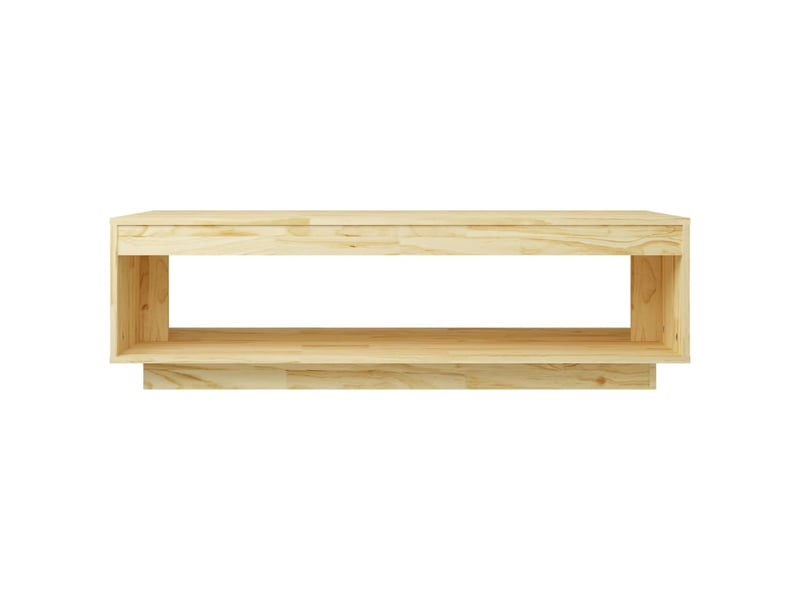  Table basse rectangulaire | table de salon 110x50x33,5 cm bois de pin massif  - Conforama E