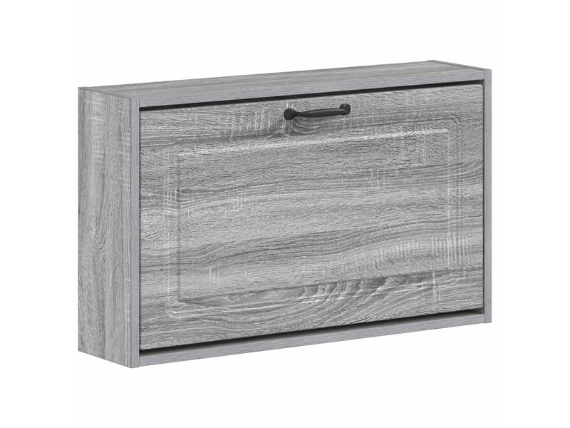  Meuble à chaussures mural, armoire à chaussures utrecht 71x17x43 cm sonoma gris  - Conforama A