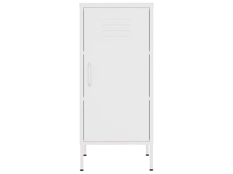  Armoire de rangement, rangement bureau blanc 42,5x35x101,5 cm acier shl4242  - Conforama C