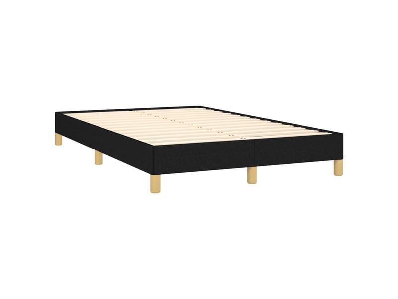  Lit double- lit adulte -  cadre de lit sans matelas noir 120x190 cm tissu  - Conforama B
