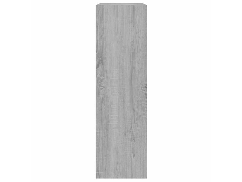  Meuble à chaussure, armoire à chaussures sonoma gris 63x24x81 cm bois d'ingénierie  - Conforama E