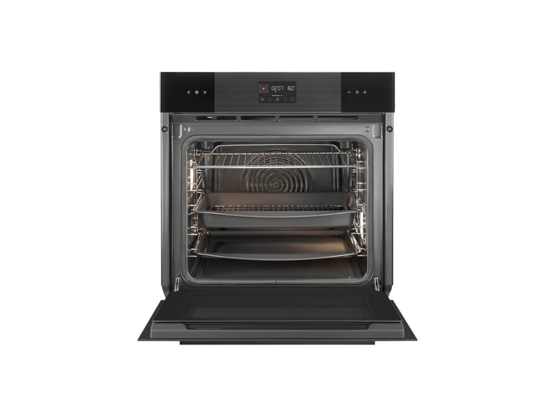  Four encastrable pyrolyse 60 cm multifonction evoscreen noir 68 l 7729405 - Conforama B