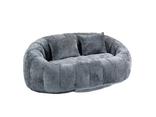 Pouf / repose pied MEULVA  gris