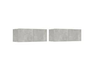 Meuble tv coloris gris 80 cm <strong></strong>  <strong></strong>