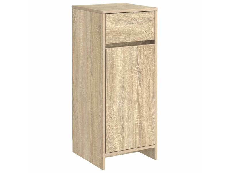  Armoire de salle de bain, meuble de rangement chêne sonoma 35x36.5x85 cm  - Conforama A