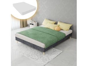 Sommier cadre à lattes 140x200 cm <strong>MODENUIT </strong> <strong></strong>  vendu avec sommier et matelas