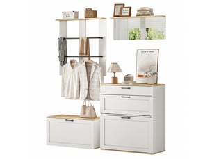 Console 0 tiroir(s)  coloris blanc <strong></strong> <strong></strong> - longueur 156 cm - 156 cm