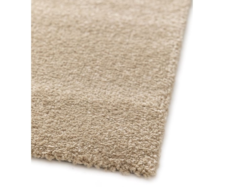  Tapis à reliefs doux à relief géométrique beige 160x230  - Conforama C