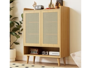 Buffet 2 porte(s) 0 tiroir(s) BGSRYAO - 80 cm coloris marron