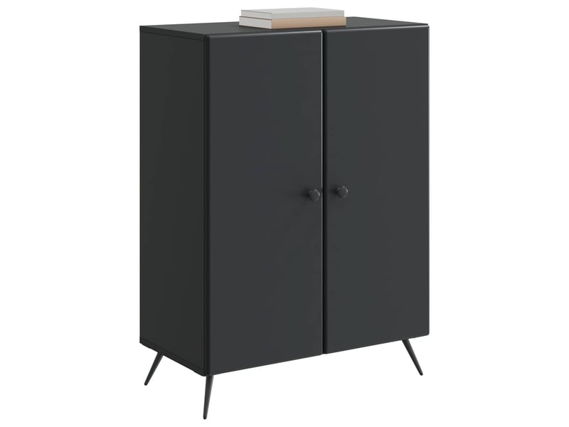  Buffet - bahut - meuble de rangement noir 66 x 34,5 x 90 cm bois d'ingénierie  - Conforama C