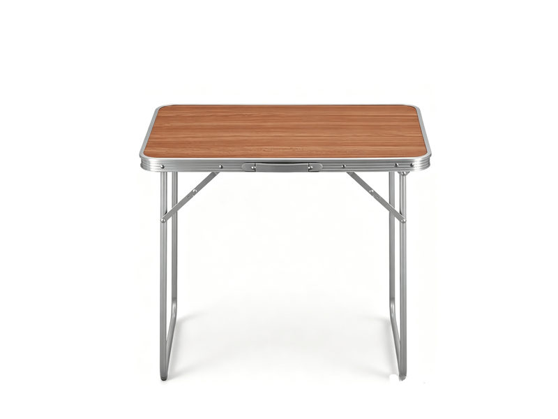  Table de camping pliante 70x50x60 cm – chêne – portable avec poignée, légère et résistante pour extérieur  - Conforama A