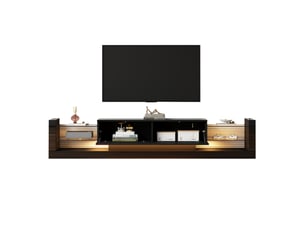 Meuble tv coloris noir 181 cm KORFEE