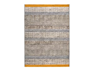 Tapis atticgo shiraz gris rectangulaire - 100% polypropylène, dos jute