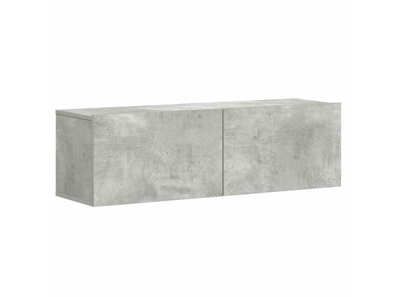  Ensemble de meubles tv 3 pcs gris béton bois d'ingénierie shl73591  - Conforama D
