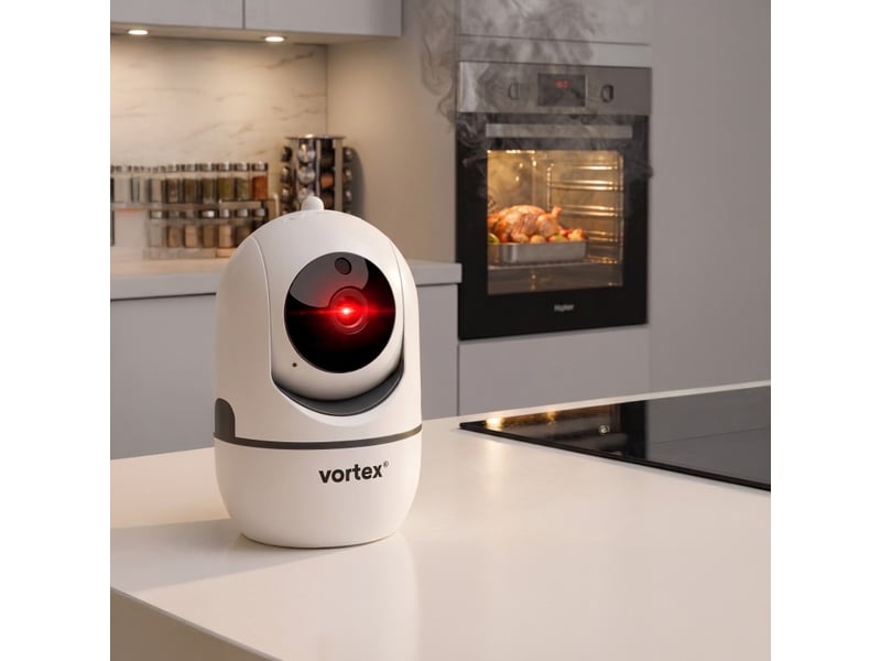 Vortex - home eyes mini - blanc - caméra wifi intérieure - connectée tuya - full hd - vision nocturne Home Eyes Mini - Conforama D