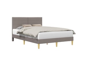 Lit 2 places 140x200 cm    coloris taupe