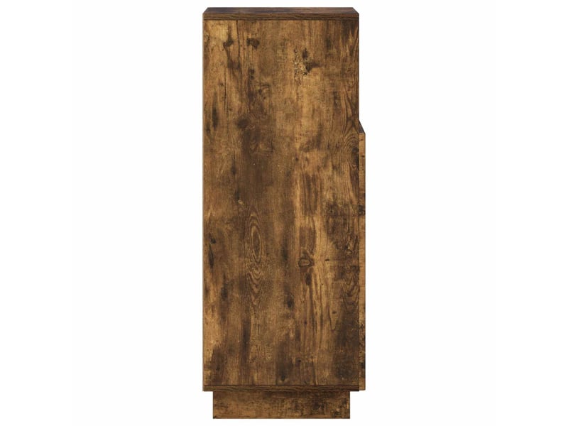  Armoire de salle de bain, meuble de rangement chêne fumé 36.5x38x95 cm  - Conforama E