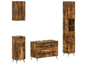 Ensemble de 4 pièces d'armoires de salle de bain breda cf63251