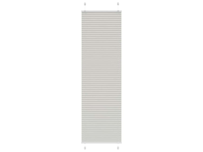 Store plissé, store de fenêtre gris clair 55x200 cm largeur du tissu 54,4 cm cf46893 - Conforama A