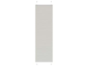 Store plissé, store de fenêtre gris clair 55x200 cm largeur du tissu 54,4 cm cf46893