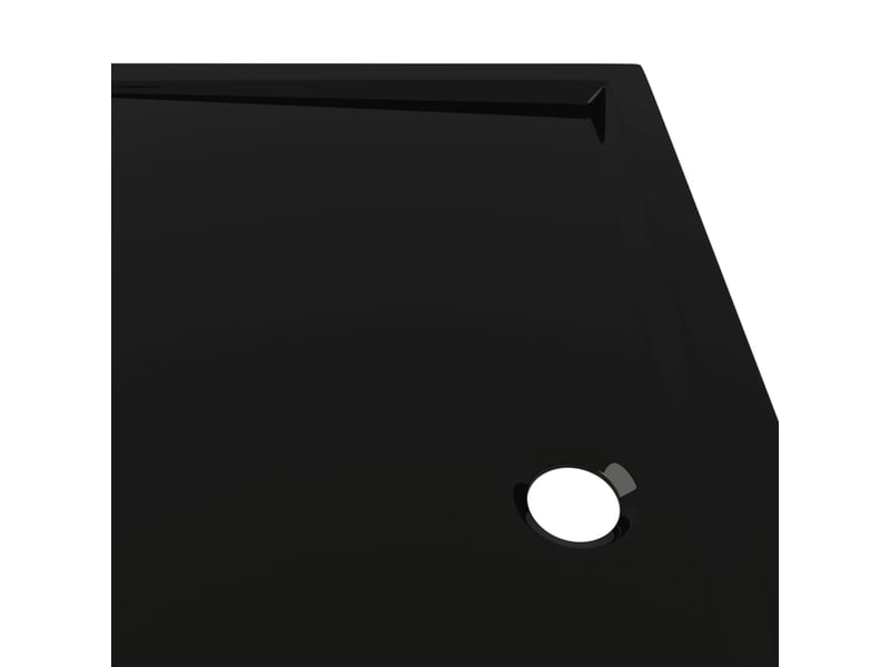  Receveur de douche base de douche bac de douche salle de bain toilette salle d’eau maison intérieur rectangulaire 80x90 cm abs noir 02_0001961  - Conforama E