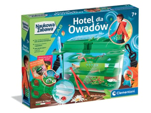 Coffret scientifique clementoni 50399 science  and  jeu - hôtel à insectes