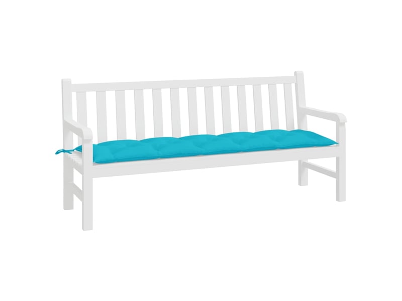  Coussin de banc de jardin, coussin d'assise turquoise 180x50x7 cm tissu oxford cf52845  - Conforama C