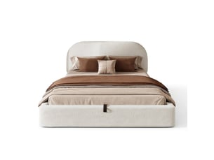 Lit coffre 180x200 cm XYLO   coloris beige