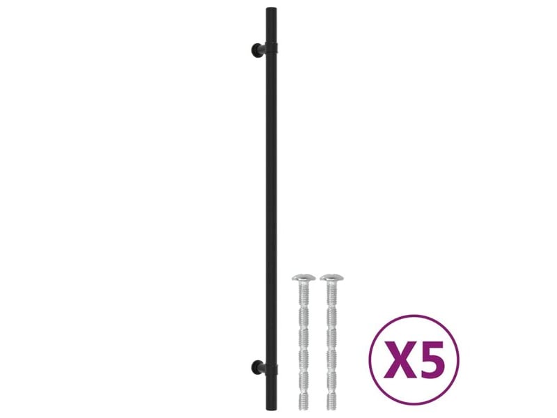  Poignée d'armoire vidaxl, 320 mm, noire  - Conforama C