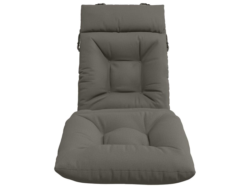  Coussin de transat, coussin pour bain de soleil vianen 100 % polyester gris 200 x 60 x 8 cm cf56307  - Conforama D