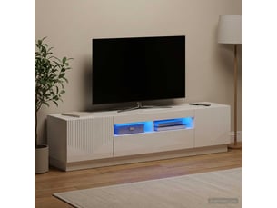 Meuble tv coloris blanc 49 cm <strong></strong>  <strong></strong>