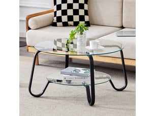Table basse coloris noir <strong></strong> <strong>noir</strong>