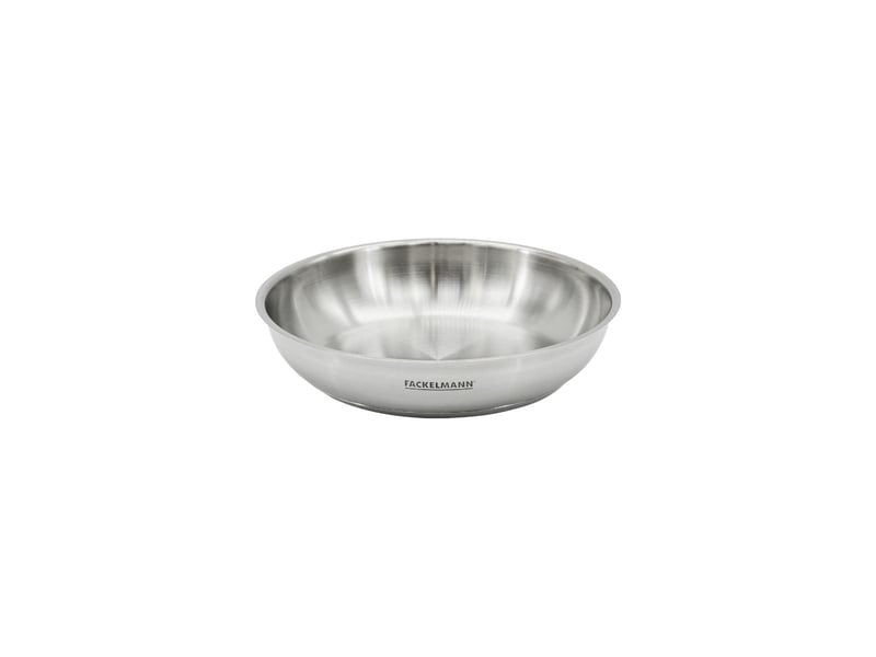 Poêle 28 cm en inox manche amovible fackelmann inogrip 66072 - Conforama A