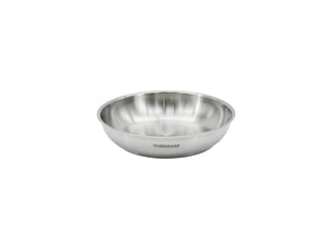 Poêle 28 cm en inox manche amovible fackelmann inogrip