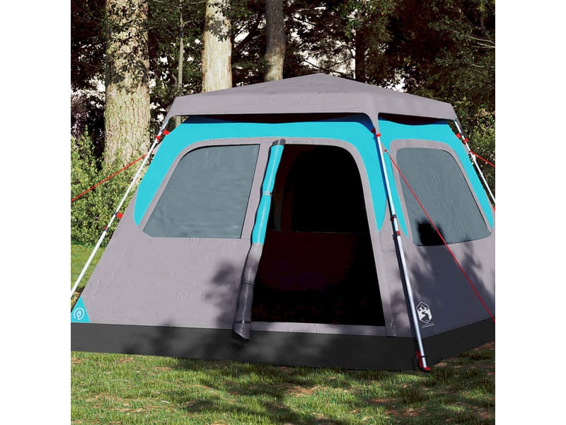  Tente de camping, tente à dôme 4 personnes bleu libération rapide shl768  - Conforama B