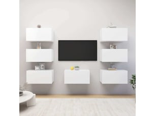 Meuble tv coloris blanc 30.5 cm <strong></strong>  <strong></strong>